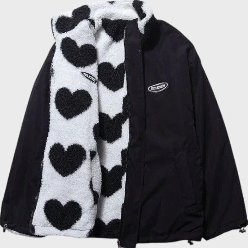 Katharina – Reversible Heart Jacket