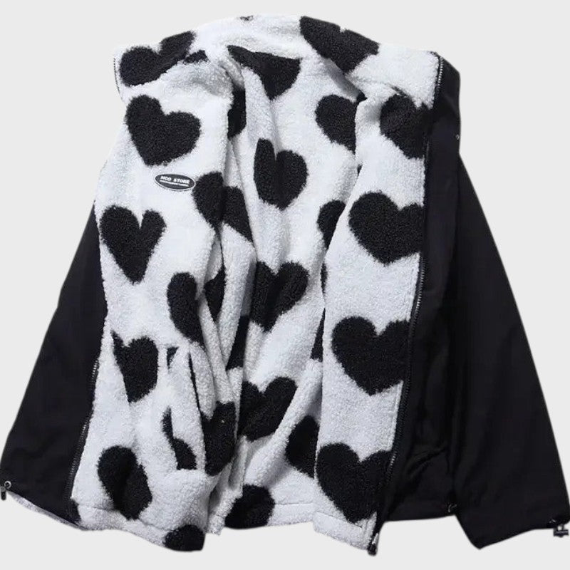Katharina – Reversible Heart Jacket