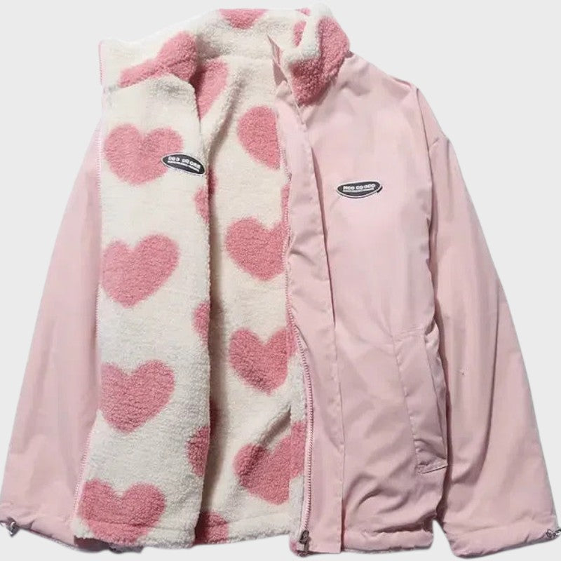 Katharina – Reversible Heart Jacket